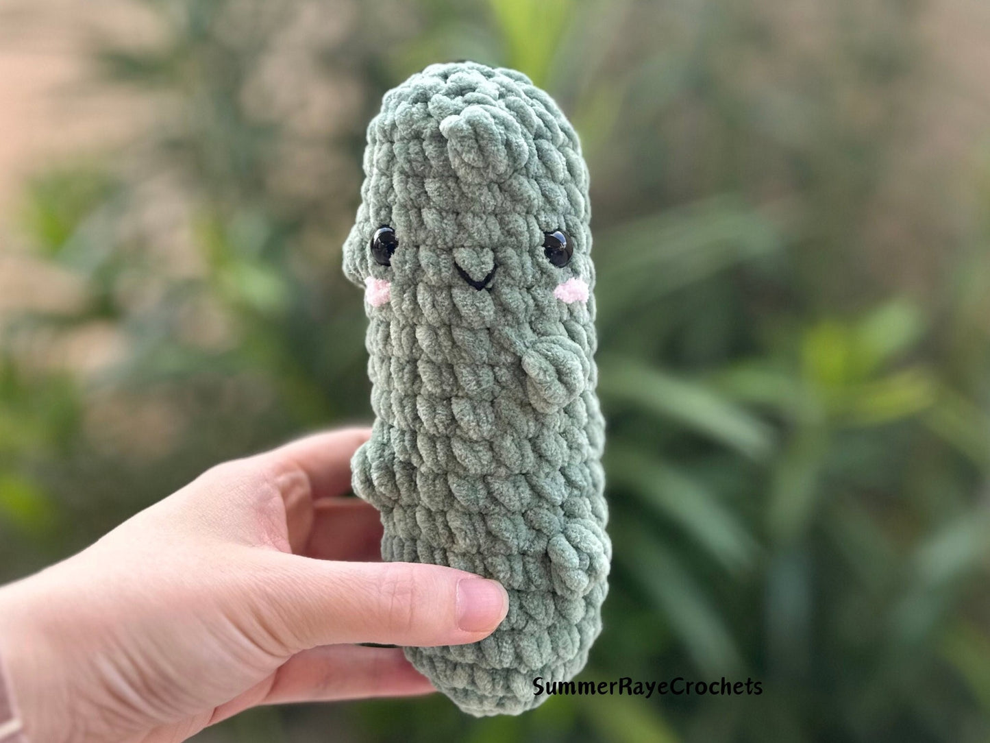 Crochet Pickle Plushie