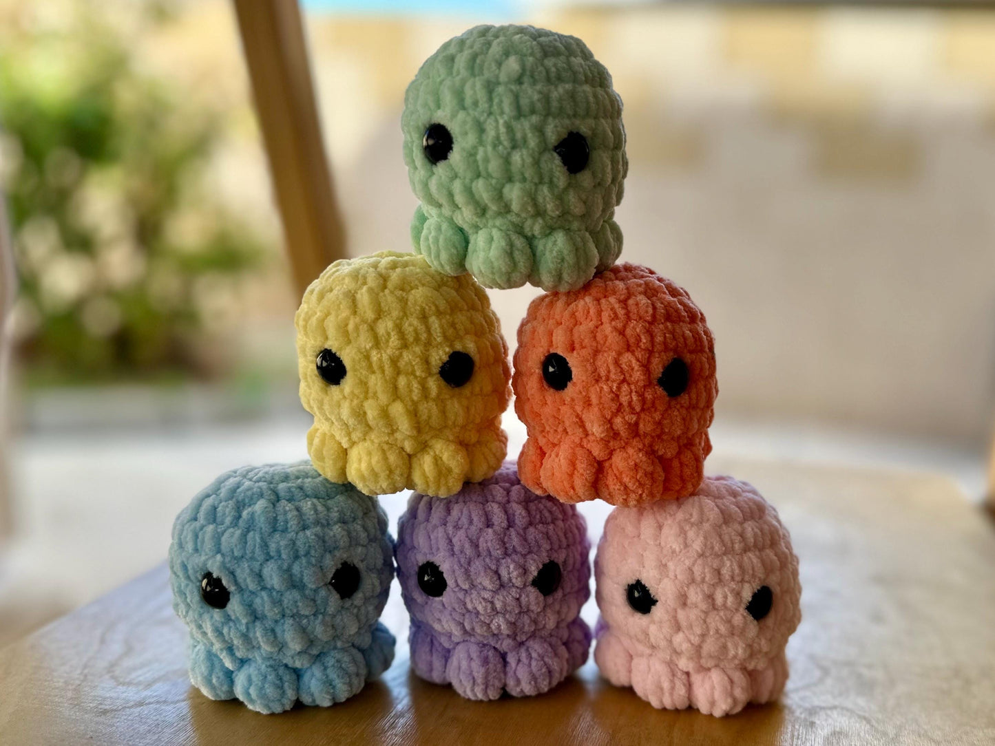 Crochet Mini Octopus Plushie